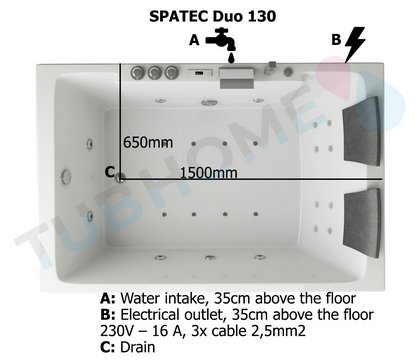 whirlpool bathtub drawing