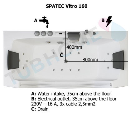 whirlpool bathtub drawing